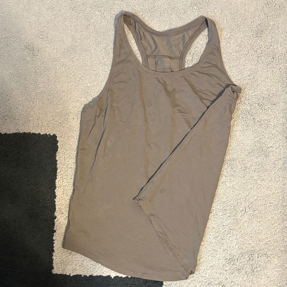 Lululemon Women's Olive Green Sleeveless Tank Top